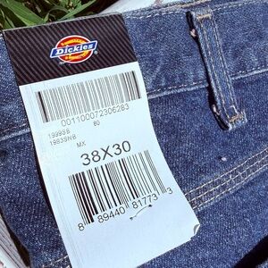 Dickies Men’s Dark Blue Straight-Leg Jeans